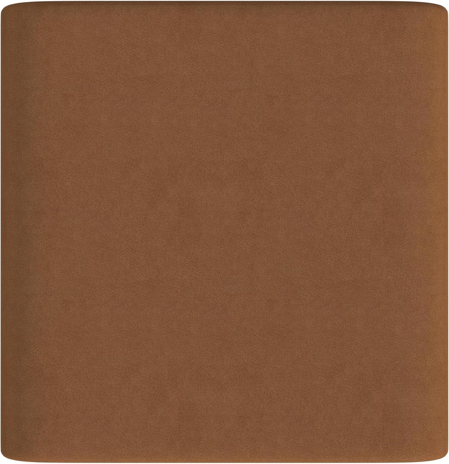 Modern Channel Rust Velvet Foot Stools Ottoman Home Décor, Soft Ottoman Foot Rest Chair for Bedroom and Living Room, Vanity Chair and Stool in Dressing Area, and Lounge