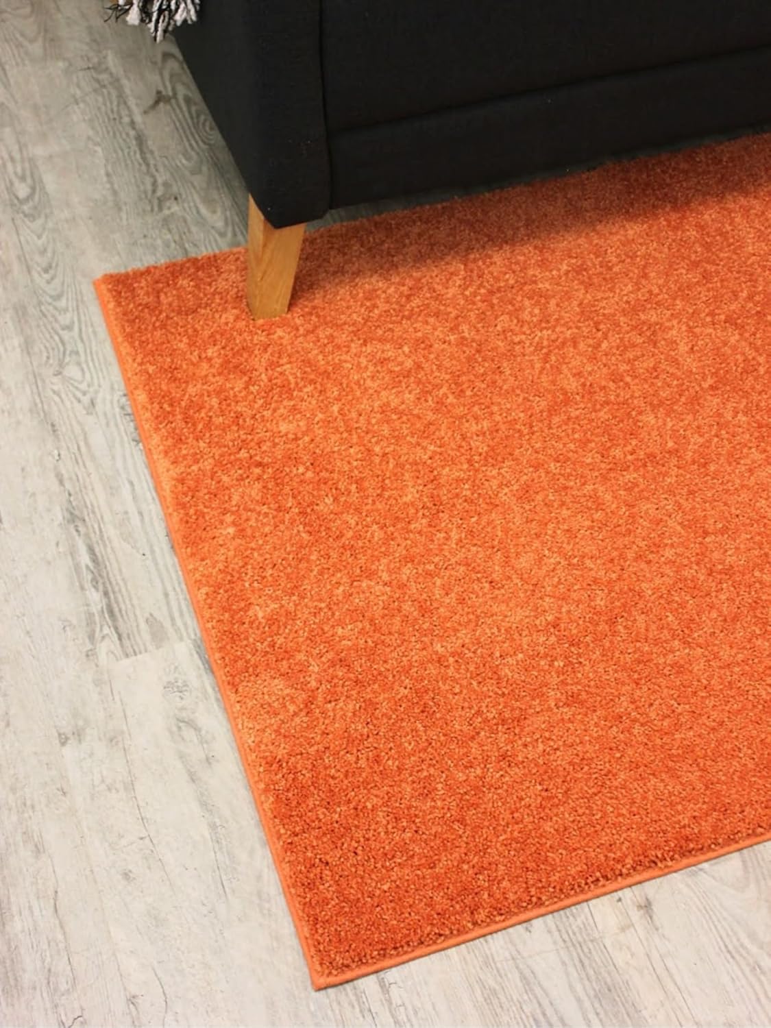 KOECKRITZ Soft and Colorful Kids Classroom Area Rugs (Passes Flammability Pill Test) Many Sizes and Bright Colors to Select from (6' x 9', Tangerine)
