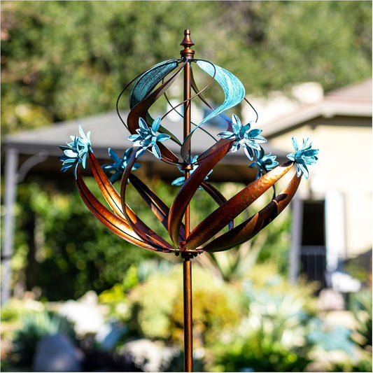 Wind Spinners Outdoor Metal - 86" Height Extra Large Kinetic Wind Spinner Sculpture for Yard and Garden, Ideal Gifts for Birthday, Anniversary and Housewarming