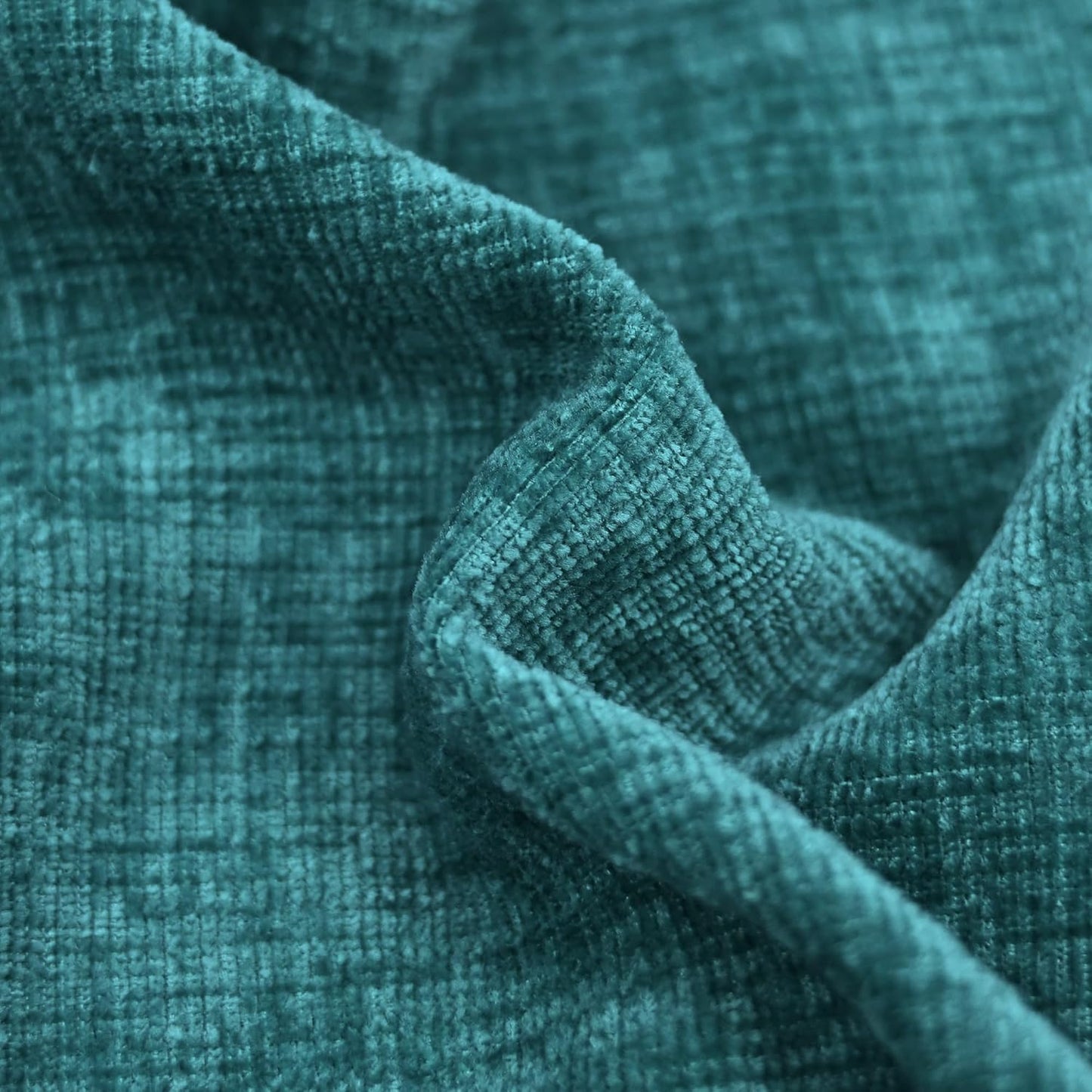 CaliTime Throw Pillow Covers Decorative 16 X 26 Inches Pack of 2 Cozy Chenille Cushion Cases for Couch Sofa Bed Living Room Home Teal