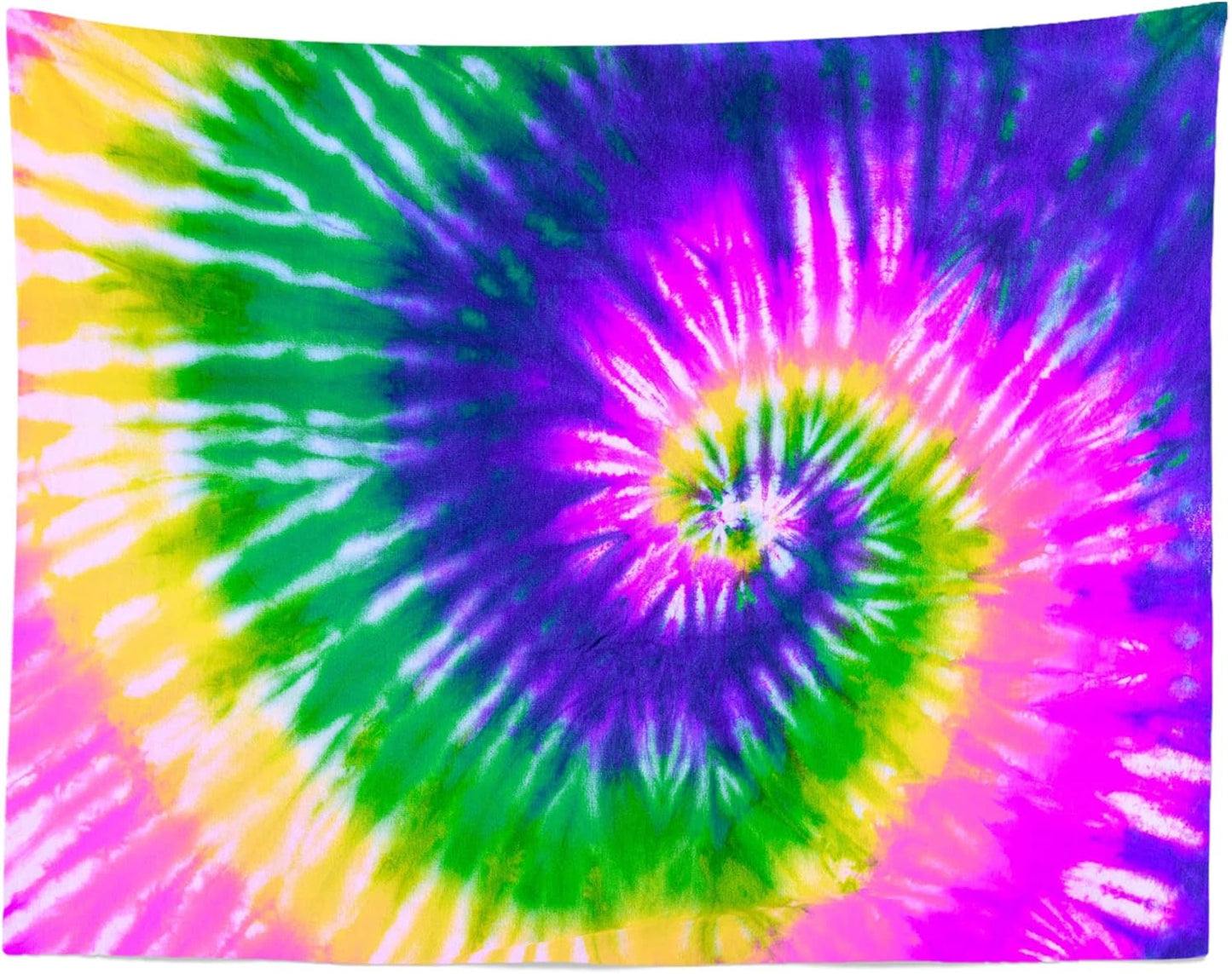 BELECO Tie Dye Tapestry Fabric Wall Hanging 70x47 Inch Hippie Tapestry 60's Tie Dye Wall Decor Watercolor Rainbow Spiral Tie Dye Art Tapestries for Bedroom Living Room Dorm Home Decor