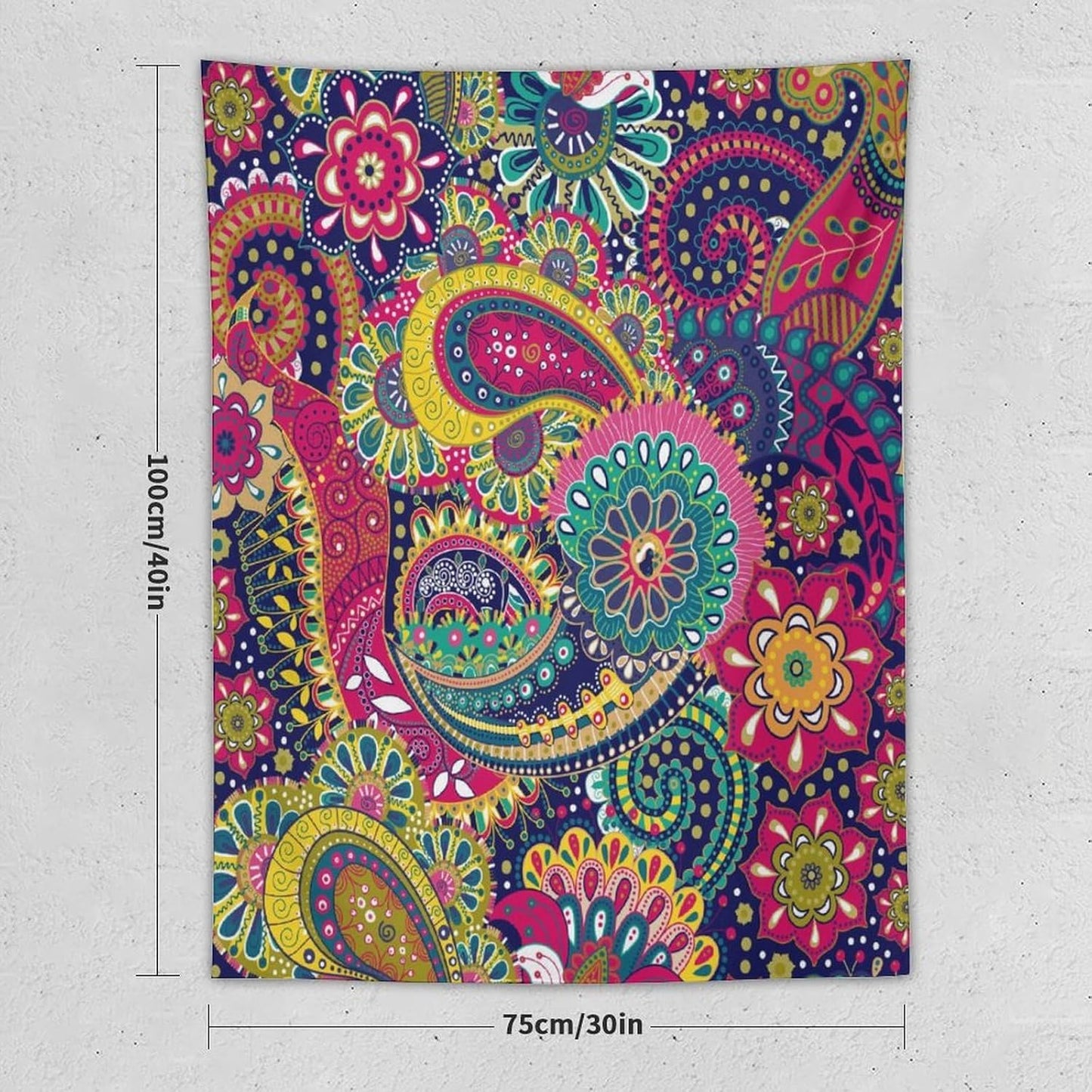 ICMOLYYENLO Tropical Green Plant Tapestry, Green Palm Leaves Natural Landscape Print Wall Tapestry for Bedroom Living Room Dormitory 30x40 Inch