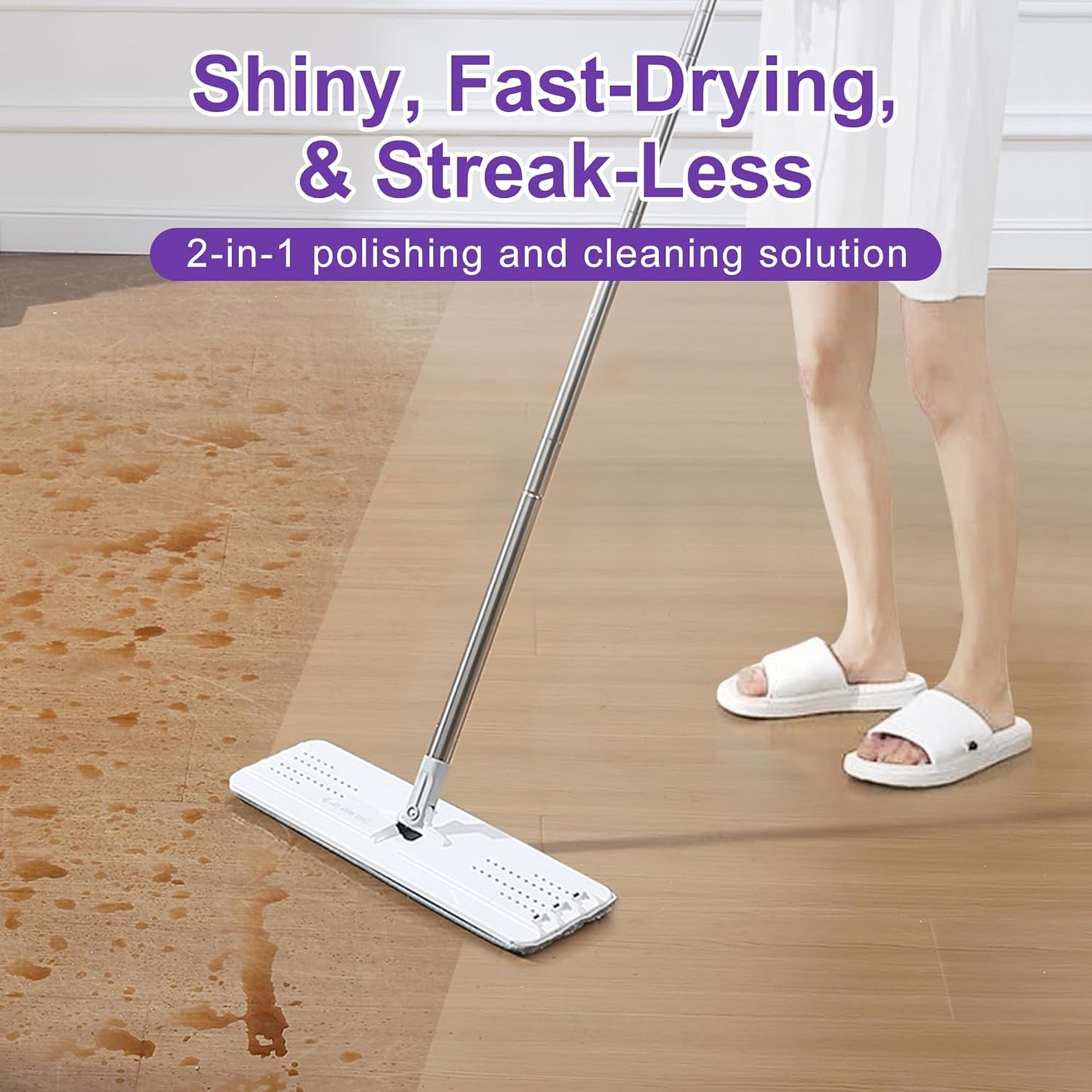 JOYMOOP Floor Cleaner for Mopping, 30 PCS Mopping Solution, Hardwood Floor Cleaner, Works Perfectly with Mop Bucket