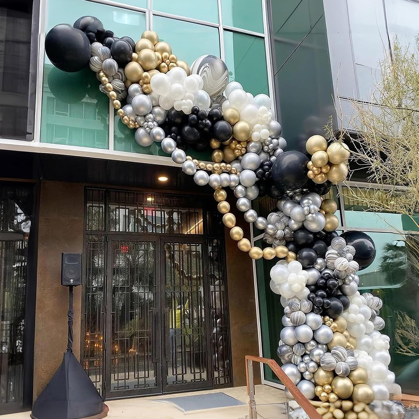 Gold Quick Link Balloons, 60PCS Linking for Balloon Wall Arch Chains, 6inch Linkable for Wedding Birthday Baby Shower Engagement Graduation Party Decorations