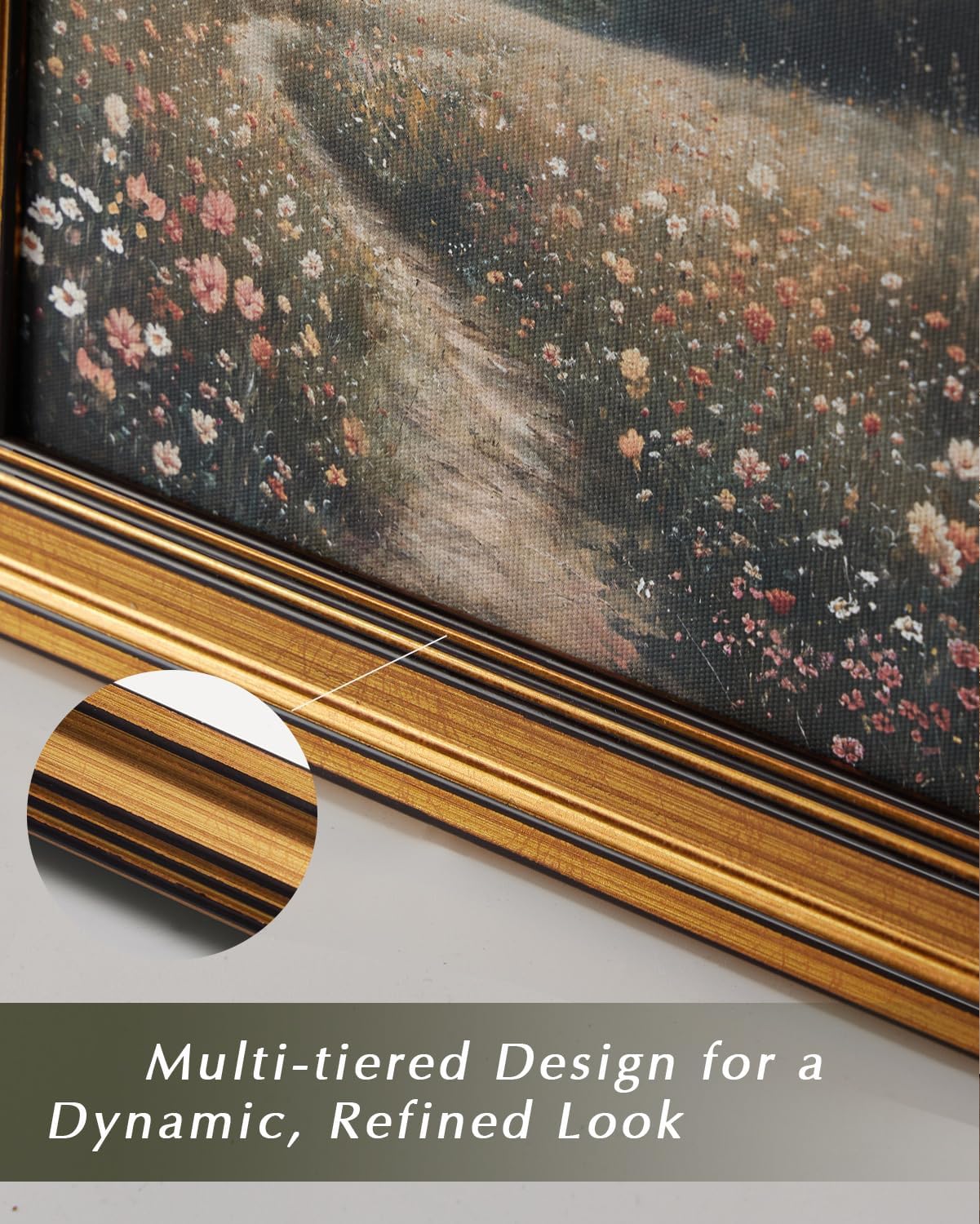 HUARCEY Gold Framed Vintage Wall Art for Living Room, Seaview Painting Prints Shelf Decor for Kitchen, Aesthetic Bedroom Wall Art, Christmas Gifts for Friends or Family (White Sailboat - 12"x16")