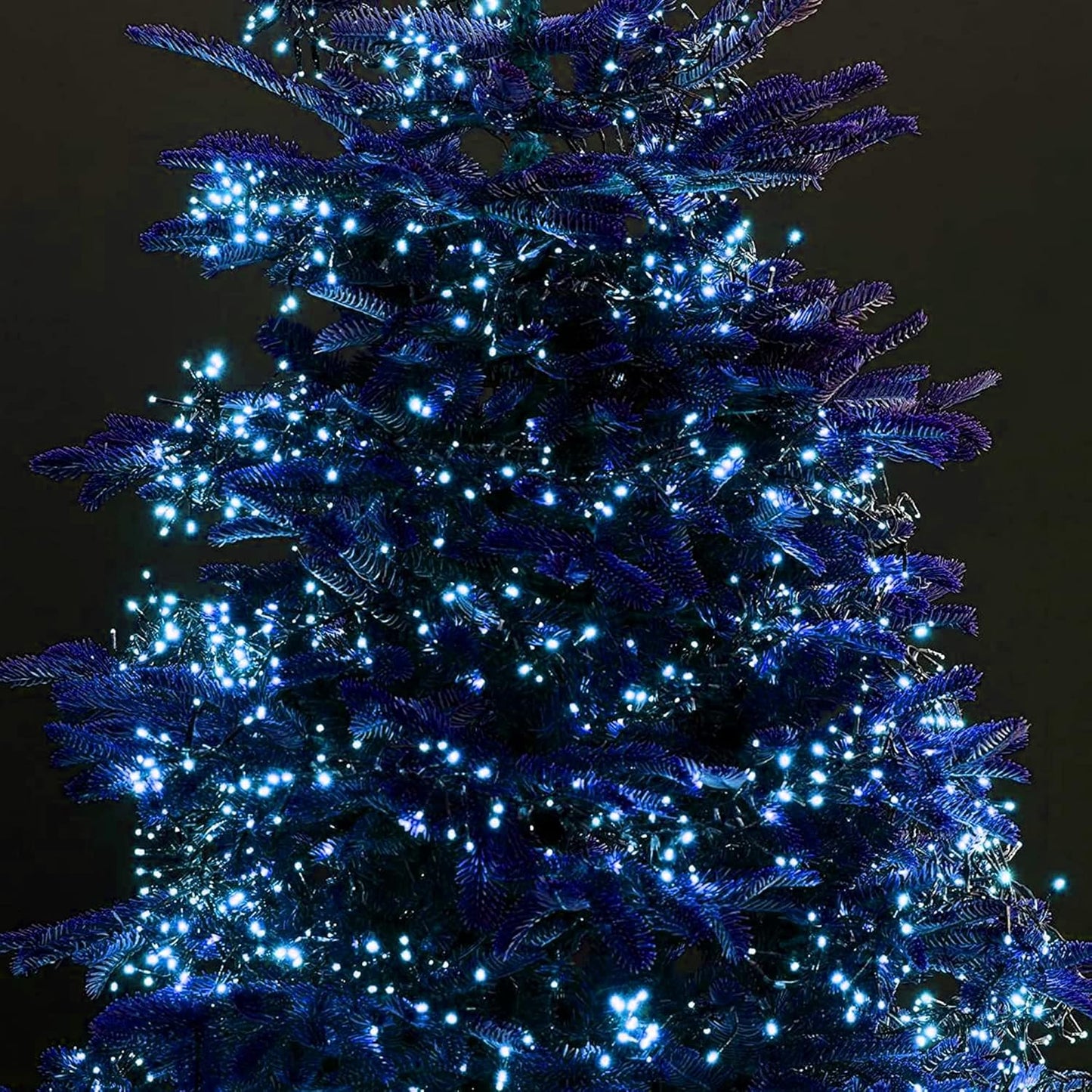 Dazzle Bright 132FT 400 LED Christmas Lights, Christmas String Lights Plug in with 8 Modes, Waterproof Christmas Decorations for Xmas Indoor Outdoor Party Home Tree Decor, Blue