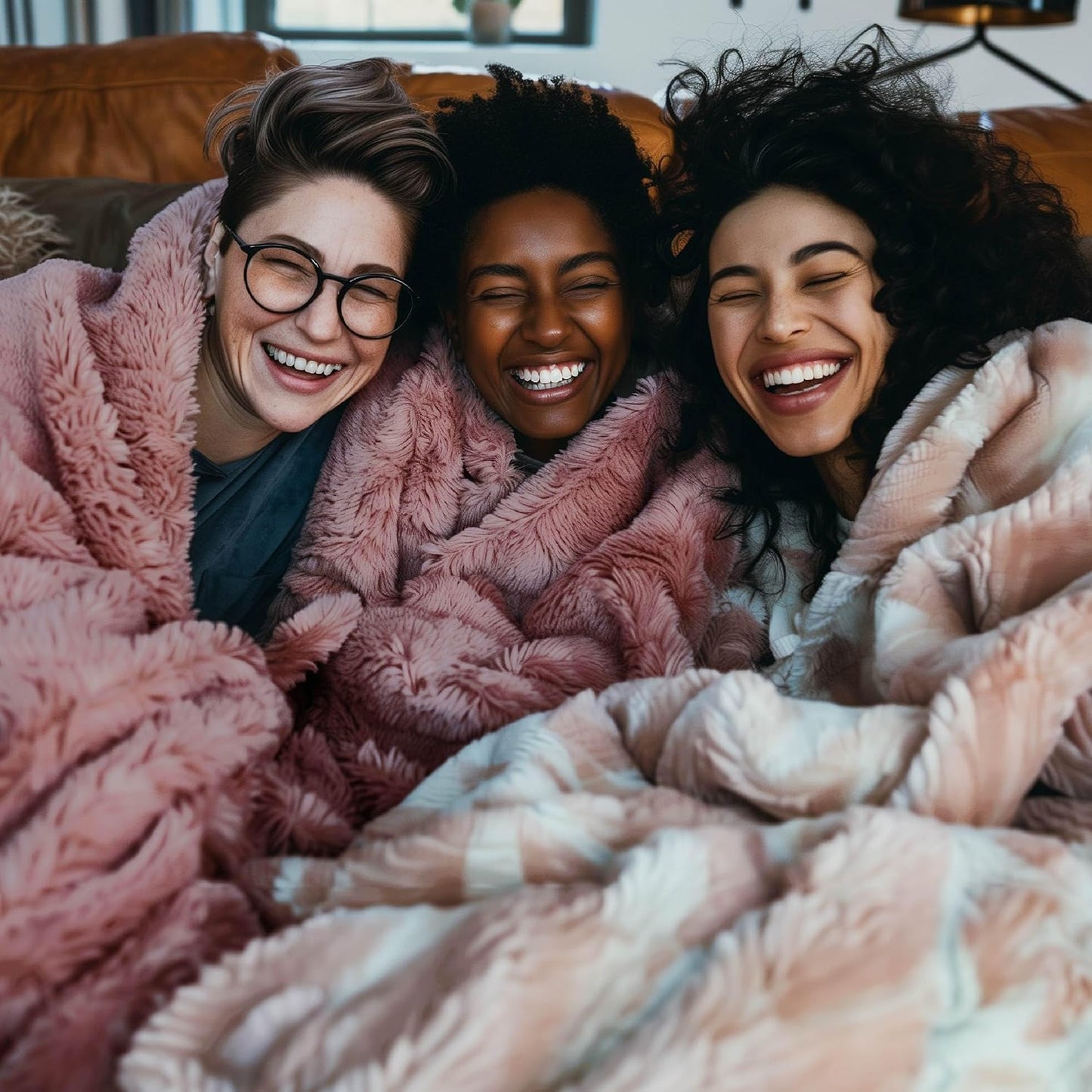 Bedsure GentleSoft Fluffy Dusty Pink King Size Blanket for Bed, Thick Soft Sherpa Faux Fur Fleece Bedding Fuzzy Plush Winter Warm Heavy Big Large King Blanket, Cozy Pink Gifts for Men Women, 108x90