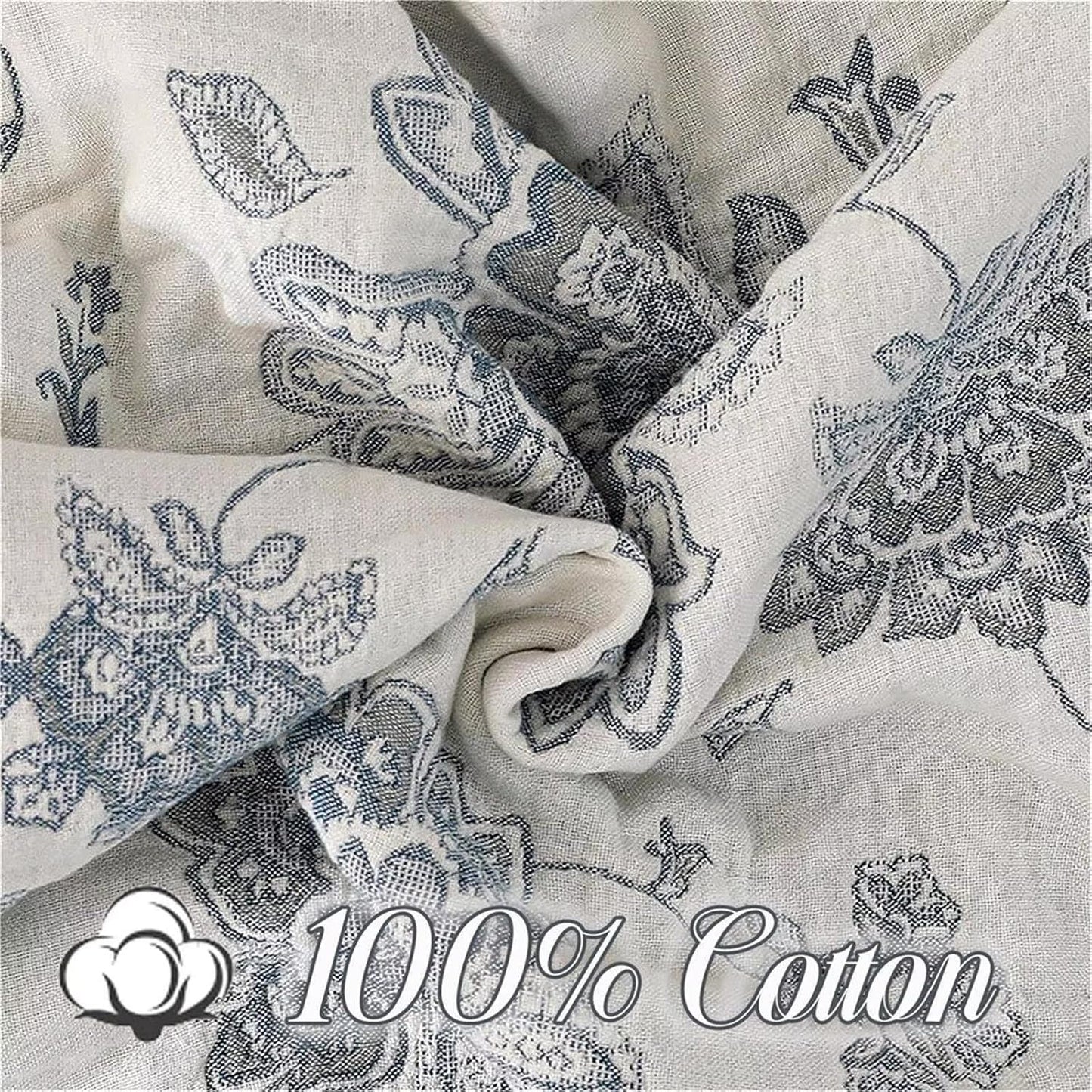 MSGKV Throw Blanket 100% Cotton Blankets Stitch Blanket,Versatile Knit Woven Super Soft Warm & Decorative Blankets for Chair Bed Sofa Couch and Bedroom Living Room,60''Wx 80''L