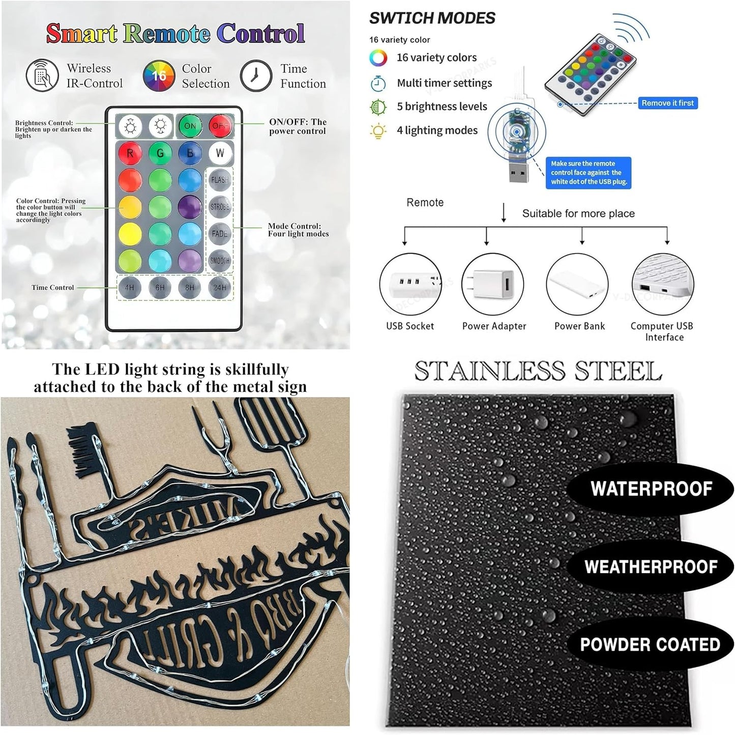 Hockey LED Wall Art with Remote – Custom Name Light Up Sign for Boys Room, Unique Gift for Hockey Players, Sports Lovers, Fans, Coaches, Man Cave, Hockey Wall Décor